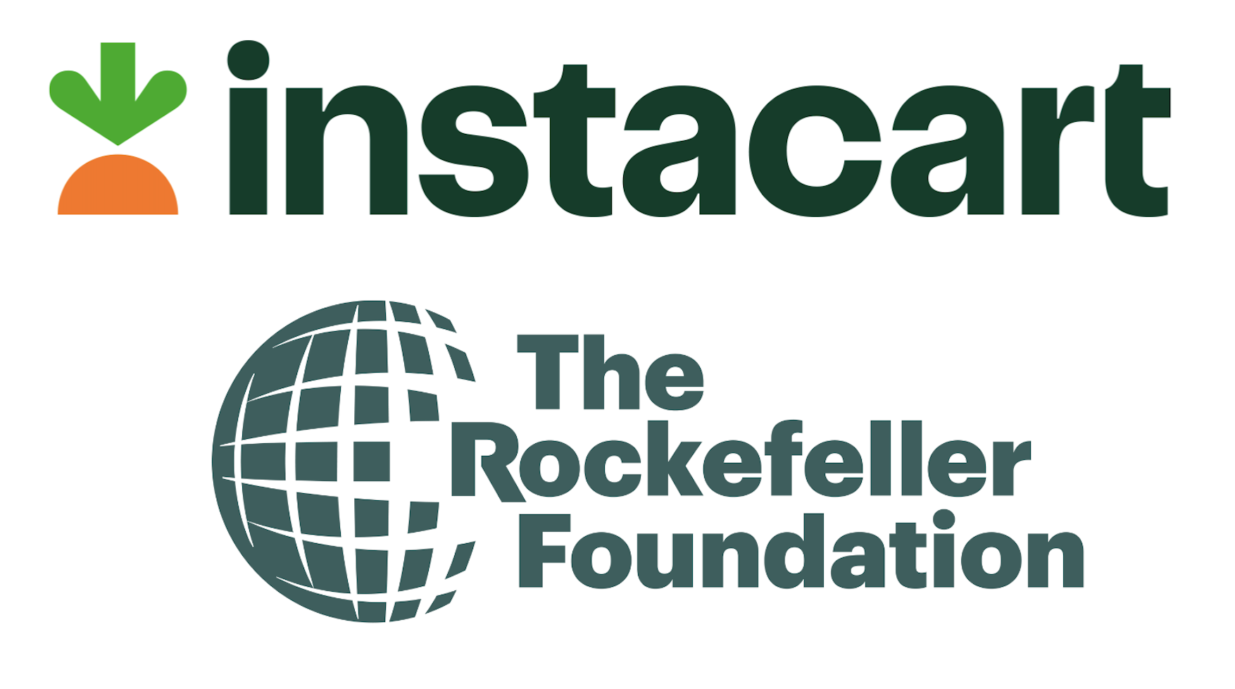 Instacart and Rockefeller Foundation Logo